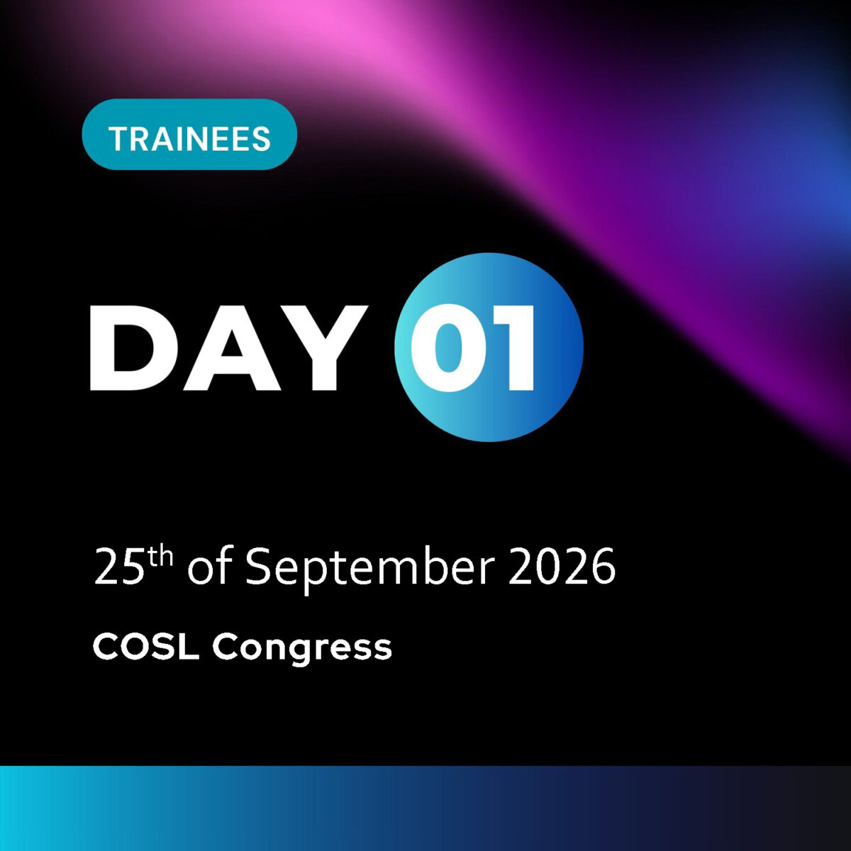 Day 1 (Trainees)