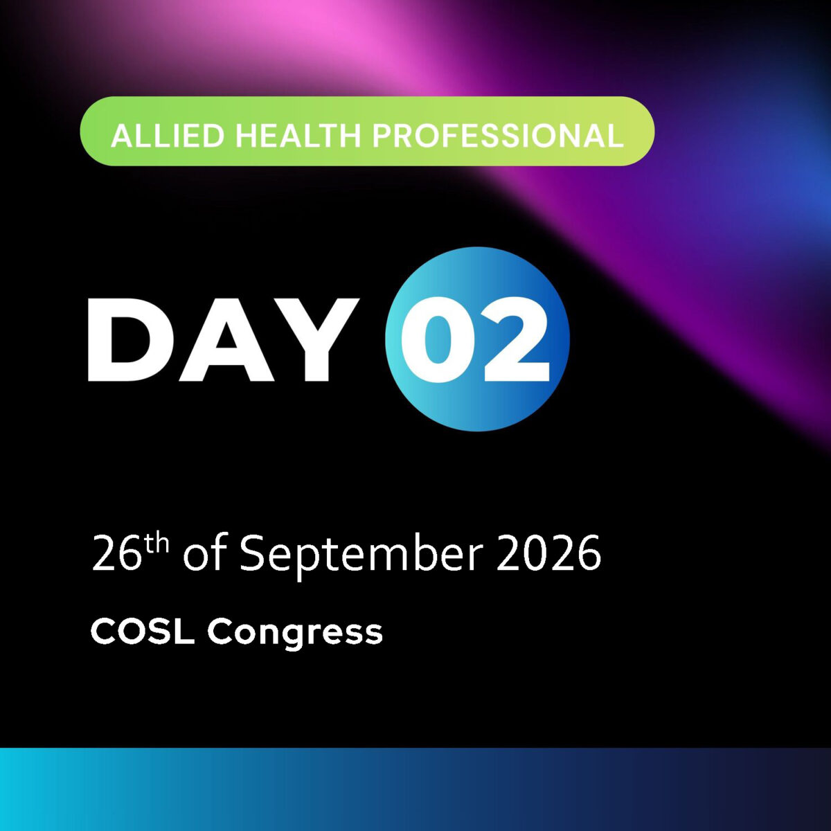 Day 2 (Allied Health Professional)