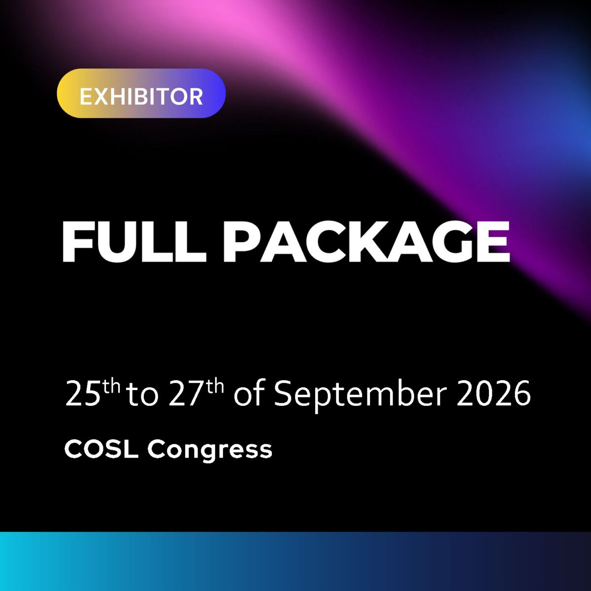 All 3 Days (Exhibitor)