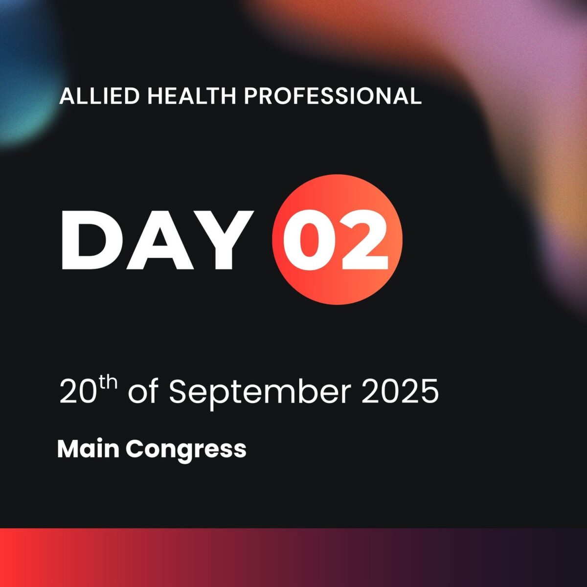 Day 2 (Allied Health Professional)