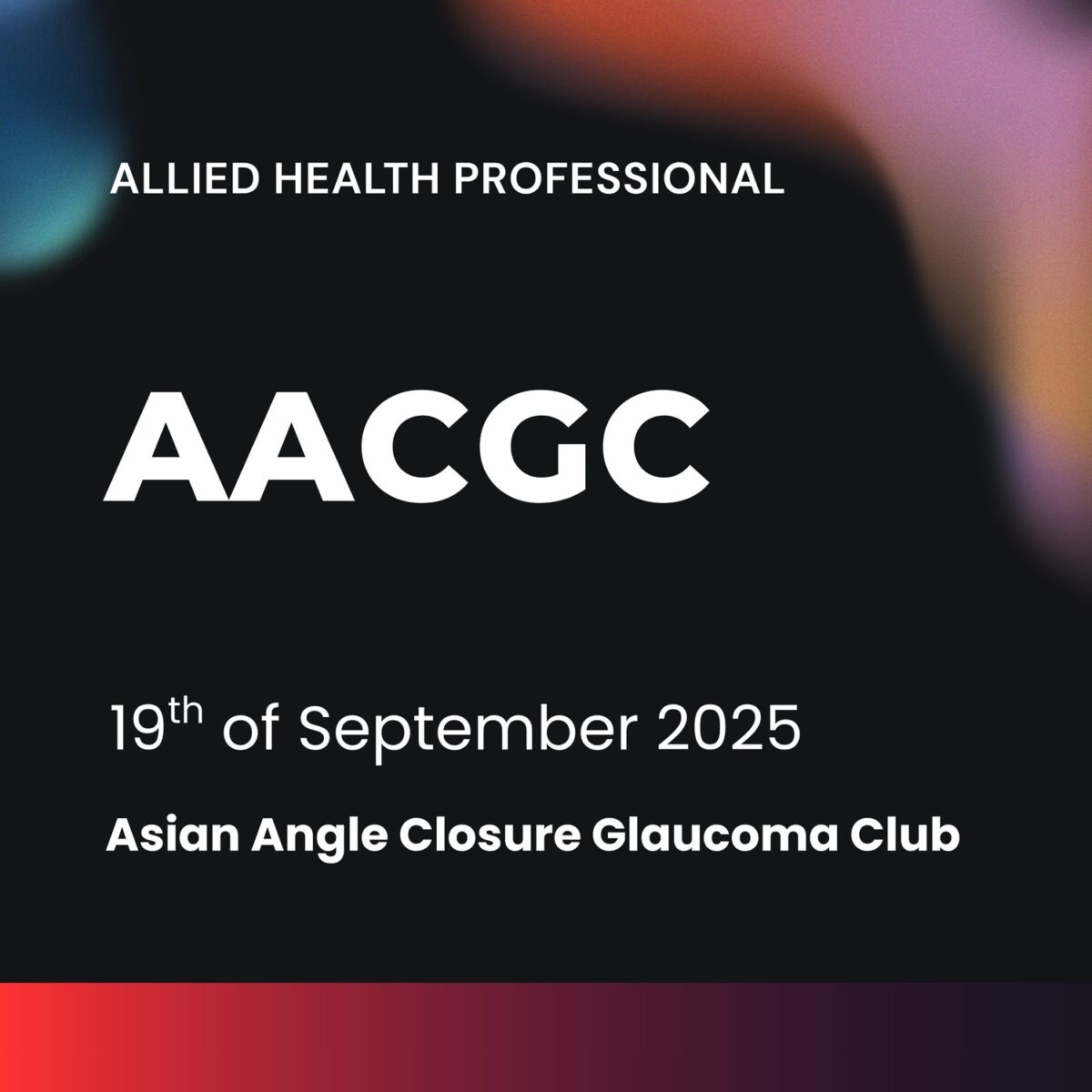 AACGC Meeting (Allied Health Professional)
