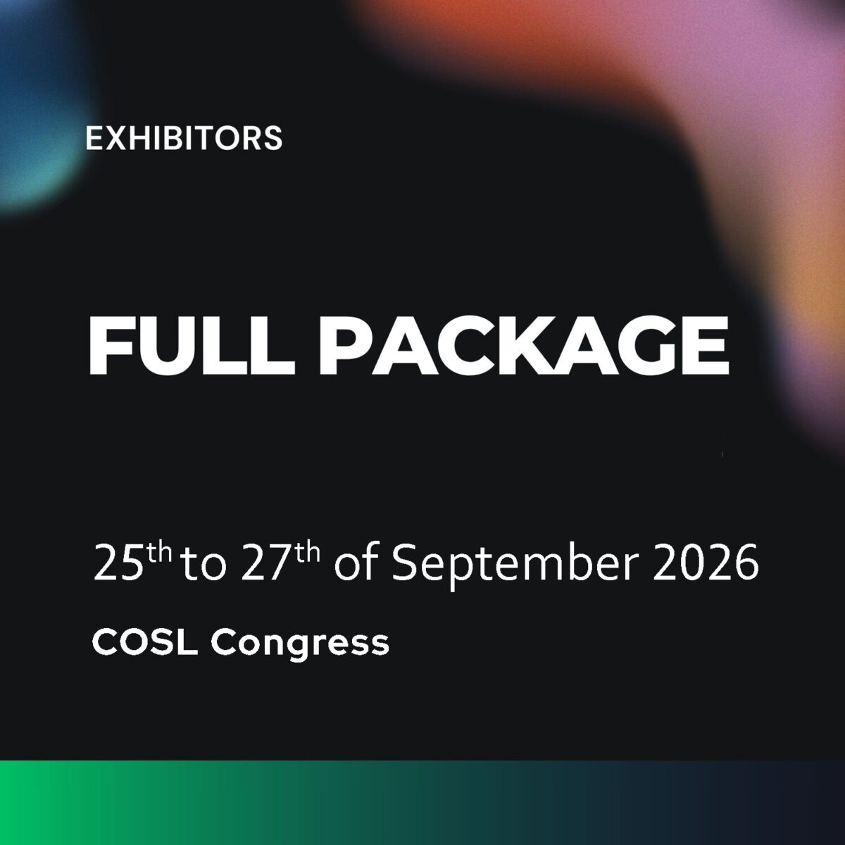 All 3 Days (Exhibitors)